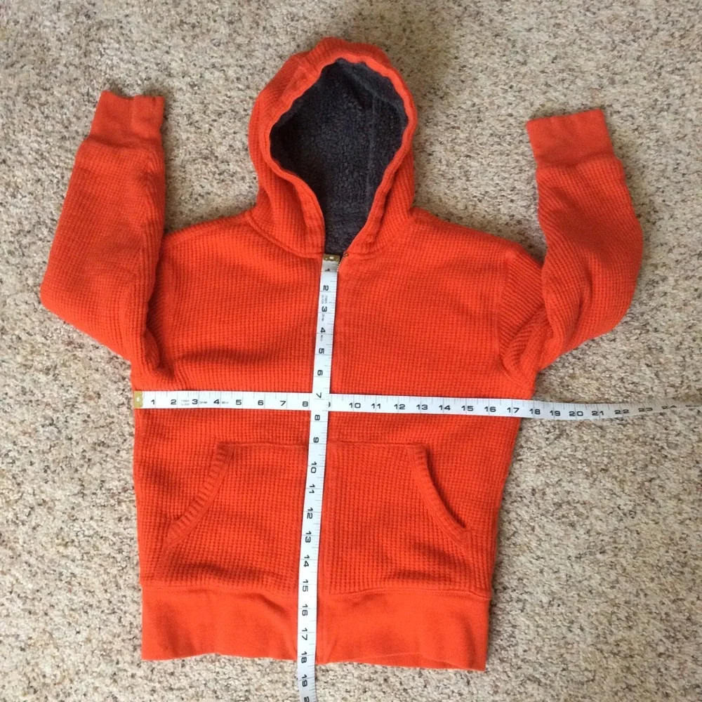 Gap Youth Ultra Cozy Sherpa Fleece Lined Sweatshirt Hoodie Jacket Size 8